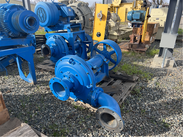 3 Units - Ash Pumps, Type B-6-6 With 100 Hp Motor)